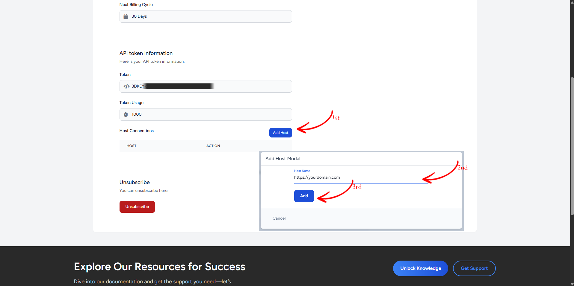 Subscription Payment Page